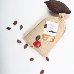 CACAO CANNELLE - SAC EN RAPHIA 500G