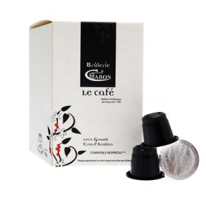 10 Capsules Le Café CARON compatibles Nespresso